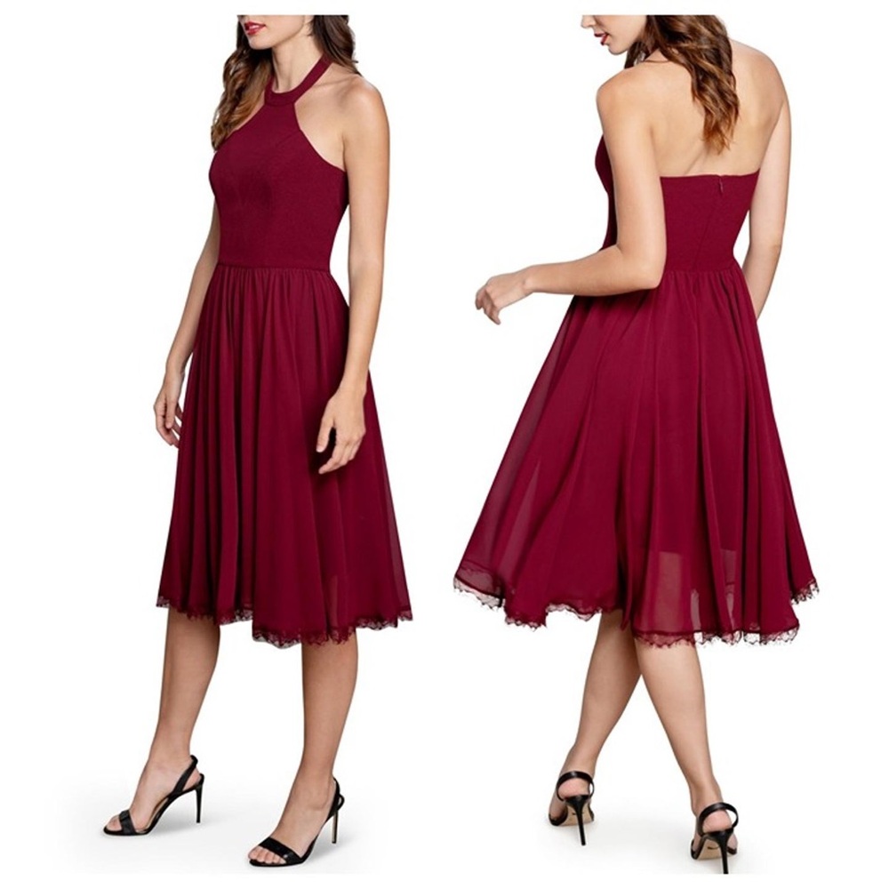Dress the Population - Giorgia - Burgundy